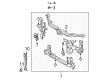 Toyota Sienna Radiator Support Diagram - 53201-08010