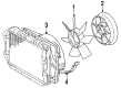 Toyota Pickup Fan Shroud Diagram - 16712-54050