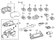 Toyota bZ4X Trunk Lid Latch Diagram - 69350-42080