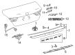 Toyota Camry Emblem Diagram - 75442-06380