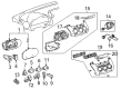 Toyota RAV4 Instrument Cluster Diagram - 83800-0R021