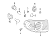 Toyota FJ Cruiser Back Up Light Diagram - 81561-35301