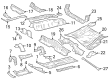 Toyota Prius AWD-e Floor Pan Diagram - 58306-47051