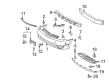 Toyota Prius Bumper Diagram - 52119-47903