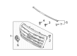 Toyota Land Cruiser Grille Diagram - 53101-60481
