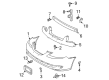 Toyota Solara Bumper Diagram - 52111-AA020-C0