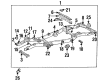 Toyota Land Cruiser Front Cross-Member Diagram - 51201-60122