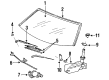 Toyota MR2 Windshield Wiper Diagram - 85222-1G100