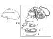Toyota Prius AWD-e Side Marker Light Diagram - 81740-47010