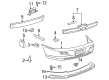 Toyota Solara Bumper Diagram - 52159-06945