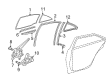 Toyota Camry Window Run Diagram - 68142-06030