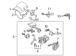 Toyota 4Runner Ignition Lock Assembly Diagram - 69057-35070