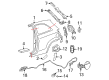Toyota Yaris Fuel Door Release Cable Diagram - 77035-52250