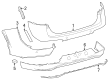 Toyota Bumper Reflector Diagram - 81760-30090