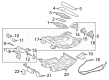 2023 Toyota Sequoia Seat Cushion Diagram - 71612-0C230