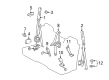 Toyota Tundra Seat Belt Diagram - 73220-0C050-E0