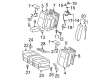 Toyota Camry Armrest Diagram - 72830-06190-E0