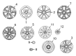 Toyota Matrix Spare Wheel Diagram - 42611-06380