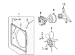 Toyota Sequoia Fan Shroud Diagram - 16712-0S010
