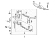 Toyota Camry Radiator Support Diagram - 53202-06130