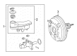 Scion Brake Booster Diagram - 44610-74030