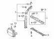 Toyota RAV4 Prime Radiator Support Diagram - 53214-42050