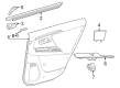 Toyota bZ4X Weather Strip Diagram - 68174-42060