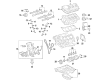 Toyota Tundra Engine Mount Diagram - 12361-0P010