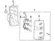 Toyota Land Cruiser Back Up Light Diagram - 81550-60321