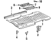 Toyota Previa Floor Pan Diagram - 58311-95D09