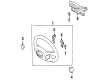 Toyota MR2 Steering Wheel Diagram - 45100-2B400-C0