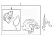 Toyota RAV4 Thermostat Housing Diagram - 16032-36040
