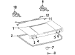 Toyota Camry Trunk Lid Latch Diagram - 64610-32030