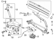 Toyota Sequoia Wiper Blade Diagram - 85242-0E110