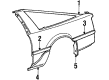 Toyota Supra Mud Flaps Diagram - 76902-19016-C0