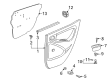 Toyota Echo Weather Strip Diagram - 68173-52051