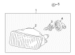 Toyota Land Cruiser Fog Light Diagram - 81221-60042
