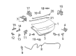Toyota Weather Strip Diagram - 64461-06050