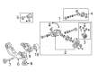 Toyota Differential Mount Diagram - 52380-68010