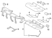 Toyota Prius AWD-e Seat Cushion Diagram - 71503-47280