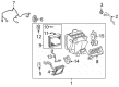 2009 Toyota Highlander A/C Hose Diagram - 88703-48210