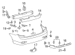 Toyota Bumper Diagram - 52159-12941