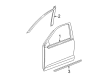 Toyota Corolla Door Moldings Diagram - 75710-02091