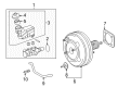 Toyota Brake Booster Vacuum Hose Diagram - 44773-06100