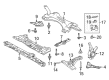 Scion tC Front Cross-Member Diagram - 51201-78010
