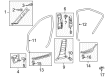 Toyota Camry Door Seal Diagram - 62331-06070-B0