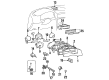 Toyota Tercel Instrument Cluster Diagram - 83132-1S170