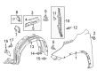 Toyota Highlander Fender Diagram - 53802-0E100