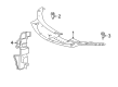 Toyota Avalon Air Deflector Diagram - 53294-07051