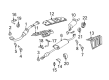 Toyota Camry Exhaust Flange Gasket Diagram - 17451-0V020